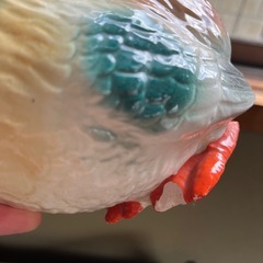 🔴にわとり　置物？の画像