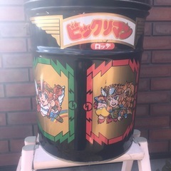 ⭐️No.2  ビックリマン18ℓペール缶（ブリキ缶）昭和レトロな当時物　　レア品⭐️の画像