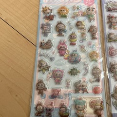 ラブブ２枚セット3Dシールの画像