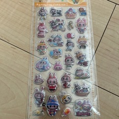 ランダム　ラブブ3Dステッカーの画像