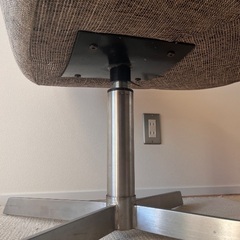 1.5人掛けチェア ファブリック 回転式の画像