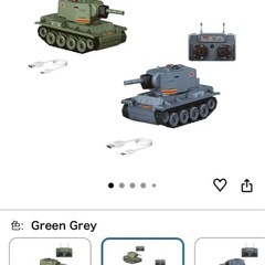 2台セット 戦車　ラジコン　　1/64の画像