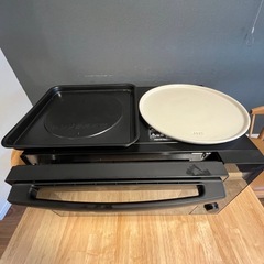 【動作OK】アイリスオーヤマ オーブンレンジ 18L 2023年製／直接引取のみの画像