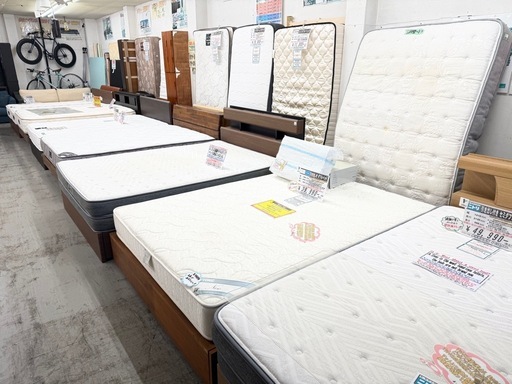 【愛品館 江戸川店 】 引き出し付き ダブルベッド NITORI（ニトリ）