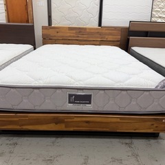 【愛品館 江戸川店 】 シンプルフレーム ダブルベッド Toky...