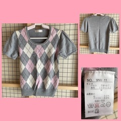 秋冬春の半袖 レディース  薄手ｾｰﾀｰの画像