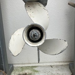 YAMAHA8馬力船外機 2スト（ジャンク品）の画像