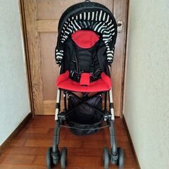 バギー アップリカ スティックバギー ベビーカー  赤の画像