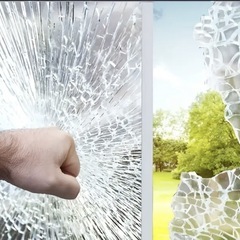 防犯、災害用、窓ガラス飛散防止フィルム(5m1本&2m1本おまけ)の画像