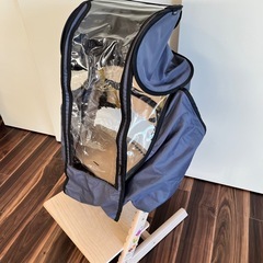 norokka チャイルドシートカバー 前後セット ネイビーの画像