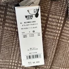 WEGO ボリュームスリーブチェスターコートの画像