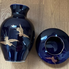 応接揃 花瓶と灰皿のセットの画像