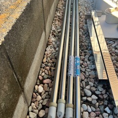 ステンレス製物干し竿 1本500円の画像