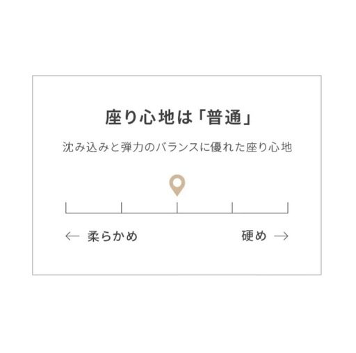 モダンデコ　3人掛け　カウチソファ（ベージュ）　　　