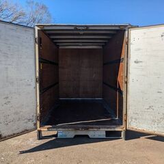 ♪八街A区SP90♪物置♪コンテナ♪内寸高さ207cm♪床は鉄♪アルミ箱♪の画像