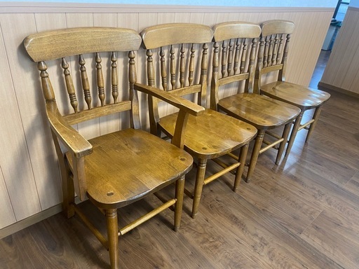 木椅子「中古品」 KASHIWA ヴィンテージ ウィンザーチェア 飛騨高山 柏木工 木製無垢材