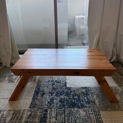 LOWYA天然木のコーヒーテーブルの画像