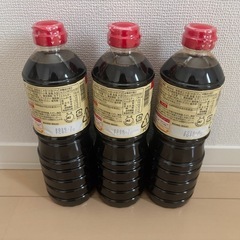 キッコーマン　濃口醤油 3本セットの画像