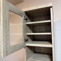 売約済　スリム食器棚の画像