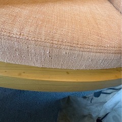 カンディハウス 旭川家具 ラ・ヴィーL ラブソファー ヴィンテージ の画像