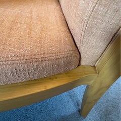 カンディハウス 旭川家具 ラ・ヴィーL ラブソファー ヴィンテージ の画像