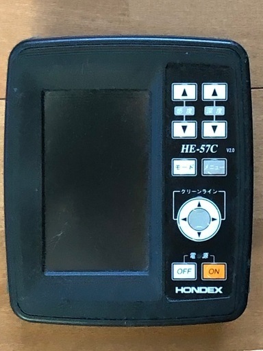 魚群探知機 HONDEX HE-57C HONDEX魚探 HE-57C バスフィッシングモデル/通販OK!