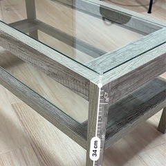 ローテーブル　ガラス板の画像
