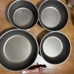 カインズのフライパン、鍋セットの画像