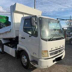 【お問合わせ番号 488-087】三菱ふそうファイター　Lゲートダンプ 型式PDG-FK71R 最大積載3,750kg 走行距離15万km　平成22年式 車検付きの画像