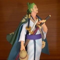 ③ワンピース　ワノ国編〜第一幕『MASTERLISEシリーズ』B賞ゾロ十郎 フィギュア約26cm※補助パーツ付きの画像