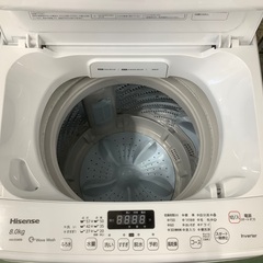 安心の1年保証付き！！　Hisense　8kg 洗濯機　HW-DG80Bの画像