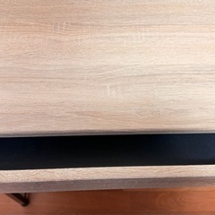 木目調デスク 引き出し付き｜直接引き取り限定｜使用感ありの画像