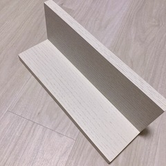 無印良品　壁に付けられる家具棚　30cm ライトグレーの画像