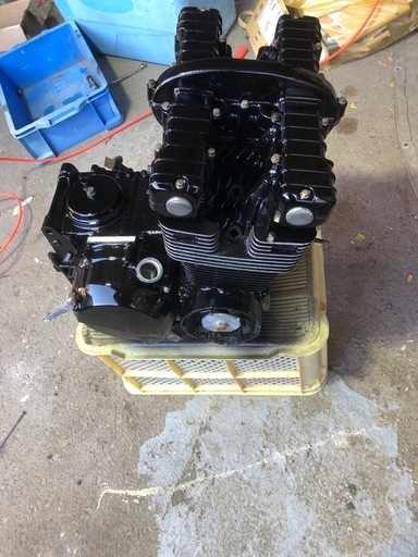 ゼファー400エンジン　OHベースで