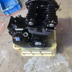 ゼファー400エンジン　OHベースでの画像