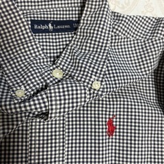 Ralph Lauren チェックシャツ　130の画像