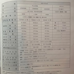 ブラウン管テレビの画像