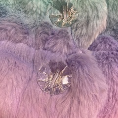 シシュノン　ベスト　もこもこ　レインボー　きらきら　ゆめかわ　90の画像