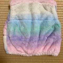シシュノン　ベスト　もこもこ　レインボー　きらきら　ゆめかわ　90の画像