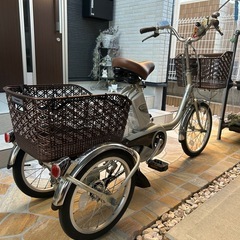 美車!パナソニック  電動アシスト 三輪 自転車の画像