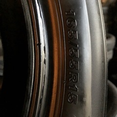 165/55R15スタッドレスタイヤ2本取り付け無料の画像