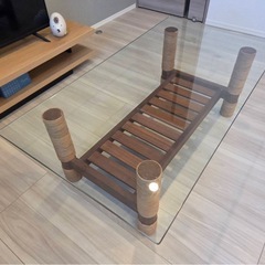 【2/1迄限定値下げ】WISE・WISE  ガラステーブルの画像