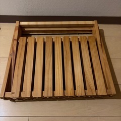 キャンプ用折り畳み3段ラックの画像