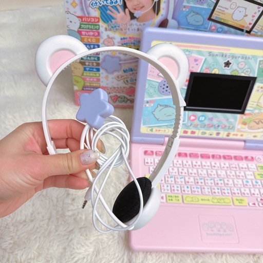 すみっコぐらしパソコンMY LIVEマイライブ ヘッドセットではいしん⁈