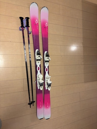 美品　K2 レディース　カービングスキーセット　149cm　