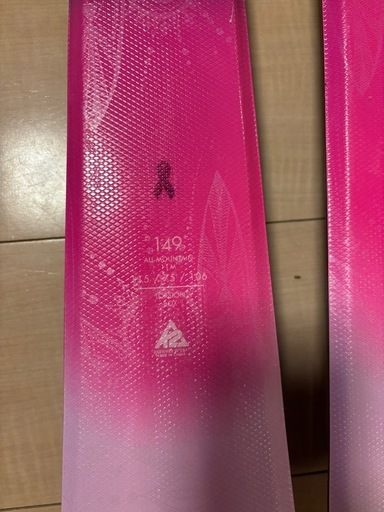 美品　K2 レディース　カービングスキーセット　149cm　