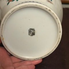アンティーク花瓶① 陶器　九谷焼の画像