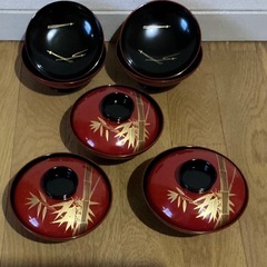 阪急百貨店で購入の、漆器の吸物椀の画像