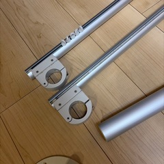 廃棄予定お早めに！無印良品　MUJI アルミポールシステム　ハンガーラック　ユニット収納
の画像