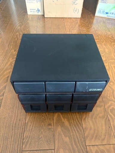 70's〜80's カセットテープ ラック カセットテープラック3個セット (蜂須賀くん) 潟元の収納家具《CD、DVD